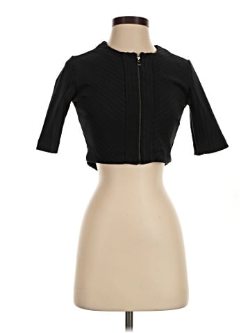 Zara W&B Collection Short Sleeve Top (view 1)