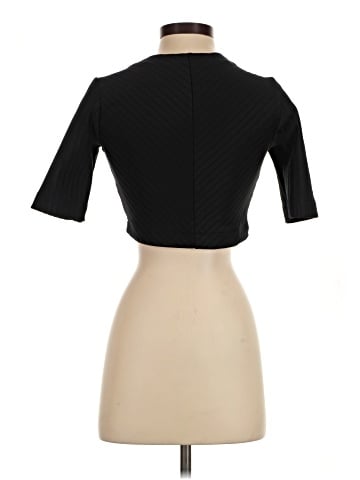 Zara W&B Collection Short Sleeve Top (view 2)