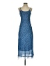 Moon River 100% Polyester Print Blue Cocktail Dress Size XS - photo 1