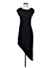 BCBGeneration Solid Black Cocktail Dress Size S - photo 1