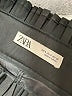 Zara 100% Polyester Solid Black Skort Size S - photo 3