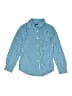 Vineyard Vines Checkered-gingham Blue Long Sleeve Button-Down Shirt Size 7 - photo 1