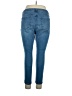 Old Navy Solid Blue Jeans Size 16 Petite - photo 2
