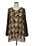 Cato 100% Polyester Brown Casual Dress Size 16W - photo 1