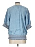 Matilda Jane 100% Lyocell Blue 3/4 Sleeve Blouse Size L - photo 2