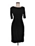 Connected Apparel Solid Black Cocktail Dress Size 6 - photo 1