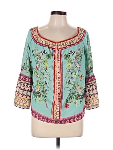 Umgee 3/4 Sleeve Blouse (view 1)
