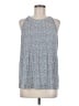 Adrianna Papell Blue Sleeveless Blouse Size M - photo 1