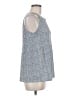 Adrianna Papell Blue Sleeveless Blouse Size M - photo 4