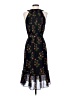 Point Sur 100% Polyester Floral Black Cocktail Dress Size 2 - photo 2