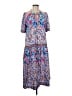 Umgee 100% Polyester Paisley Blue Casual Dress Size M - photo 1