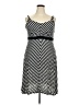 Cato Stripes Black Casual Dress Size 18 - photo 1