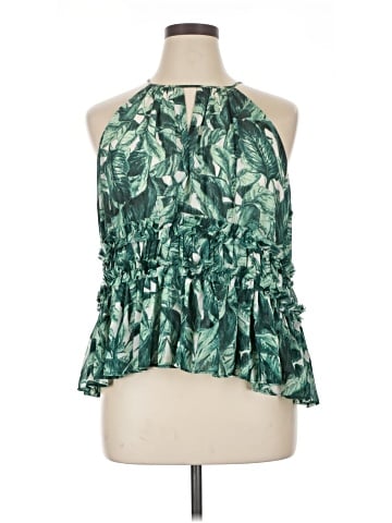 Kaari Blue Sleeveless Blouse (view 1)