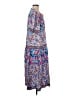 Umgee 100% Polyester Paisley Blue Casual Dress Size M - photo 4