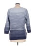 Crystal-Kobe Blue Pullover Sweater Size L - photo 2