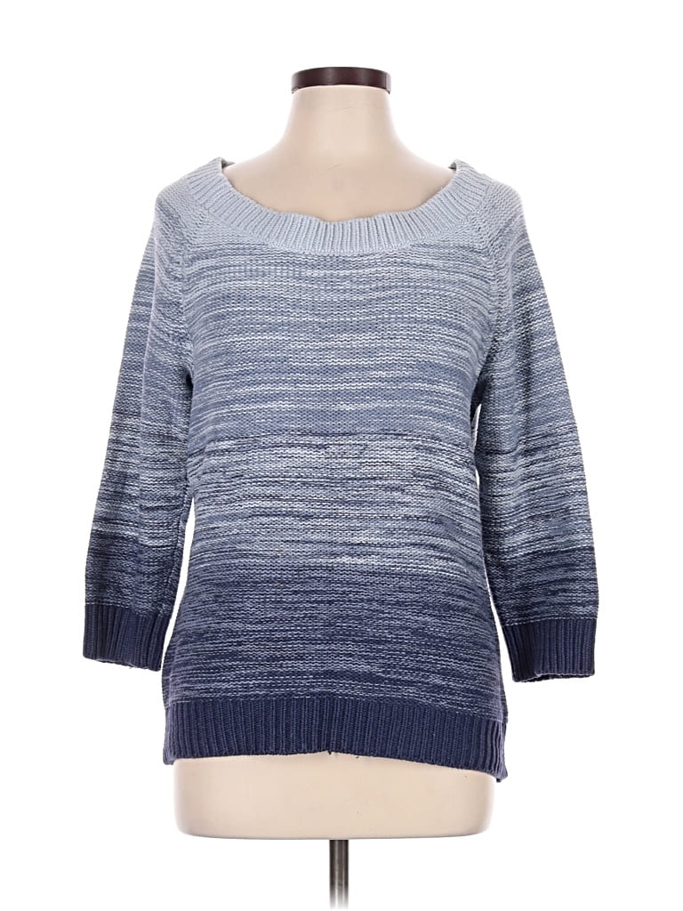 Pre-owned Crystal Kobe Pullover Sweater In Blue