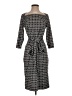 Ann Taylor Houndstooth Black Casual Dress Size S - photo 1