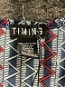 Timing 100% Polyester Chevron-herringbone Blue Jumpsuit Size M - photo 4
