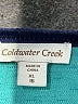 Coldwater Creek Polka Dots Blue Pullover Sweater Size 16 - photo 7