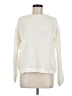 Zara Chevron-herringbone Ivory Pullover Sweater Size M - photo 1