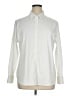 Chico's Solid Ivory Long Sleeve Button-Down Shirt Size XL (3.5) - photo 1