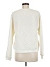 Zara Chevron-herringbone Ivory Pullover Sweater Size M - photo 2