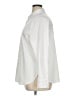 Chico's Solid Ivory Long Sleeve Button-Down Shirt Size XL (3.5) - photo 5
