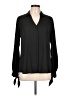 Express Outlet 100% Polyester Black Long Sleeve Blouse Size L - photo 1