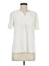 Daniel Rainn Ivory Short Sleeve Blouse Size M - photo 1