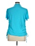 Cato Teal Short Sleeve Top Size XL - photo 2