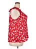 CAbi 100% Polyester Red Sleeveless Blouse Size XXL - photo 4