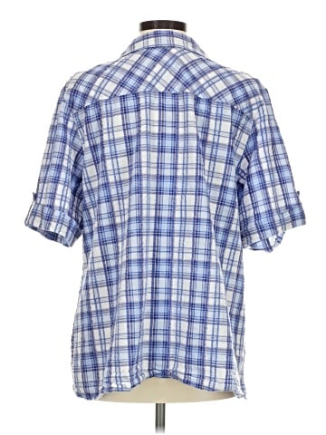 QVC Short Sleeve Button-Down Shirt (view 2)
