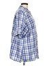 QVC Plaid Blue Short Sleeve Button-Down Shirt Size M - photo 4