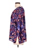 Chenault 100% Polyester Blue 3/4 Sleeve Blouse Size L - photo 5