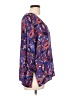 Chenault 100% Polyester Blue 3/4 Sleeve Blouse Size L - photo 4