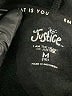 Justice Black Sweatshirt Size 10 - photo 3