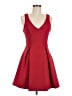 Dina Be 100% Polyester Hearts Red Cocktail Dress Size M - photo 1