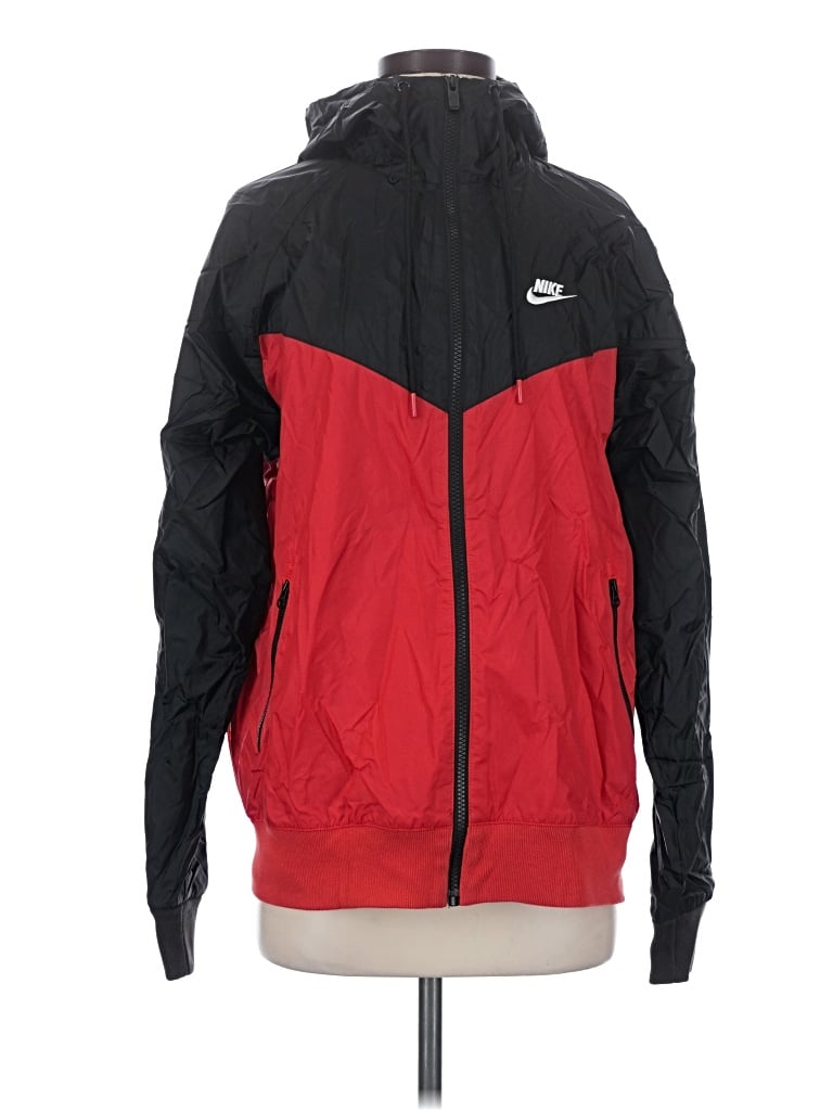 Pre-owned Nike Windbreaker Jacket In Red