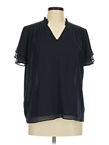 Ann Taylor Short Sleeve Blouse (view 1)
