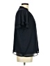 Ann Taylor 100% Polyester Black Short Sleeve Blouse Size M - photo 4