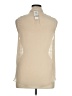 New Look 100% Polyester Ivory Sleeveless Blouse Size 16 - photo 2