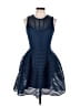Maje 100% Polyester Blue Cocktail Dress Size Lg (3) - photo 1