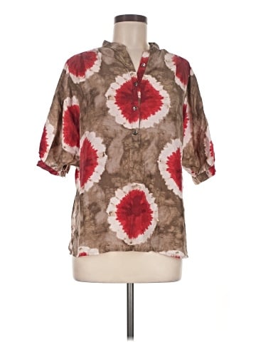 MICHAEL Michael Kors Short Sleeve Blouse (view 1)