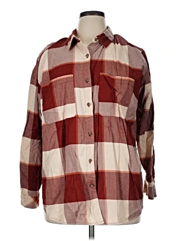 Ava & Viv Long Sleeve Button-Down Shirt (view 1)