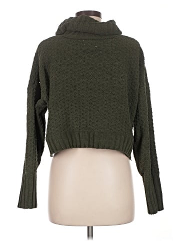 Pink Rose Turtleneck Sweater (view 2)