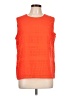 dalia 100% Polyester Orange Sleeveless Blouse Size L - photo 1