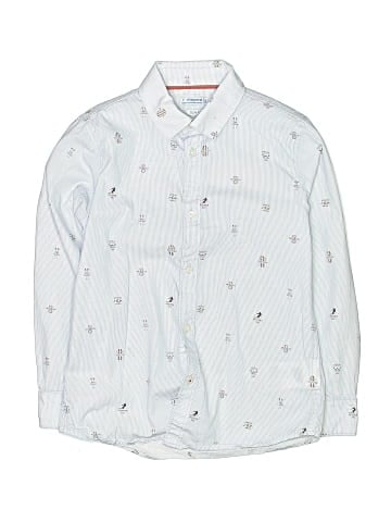 Mayoral Long Sleeve Button-Down Shirt (view 1)