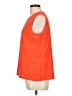 dalia 100% Polyester Orange Sleeveless Blouse Size L - photo 5