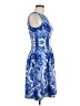 Gabby Skye Print Blue Cocktail Dress Size 8 - photo 4