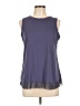 Apana 100% Polyester Purple Sleeveless Top Size L - photo 1